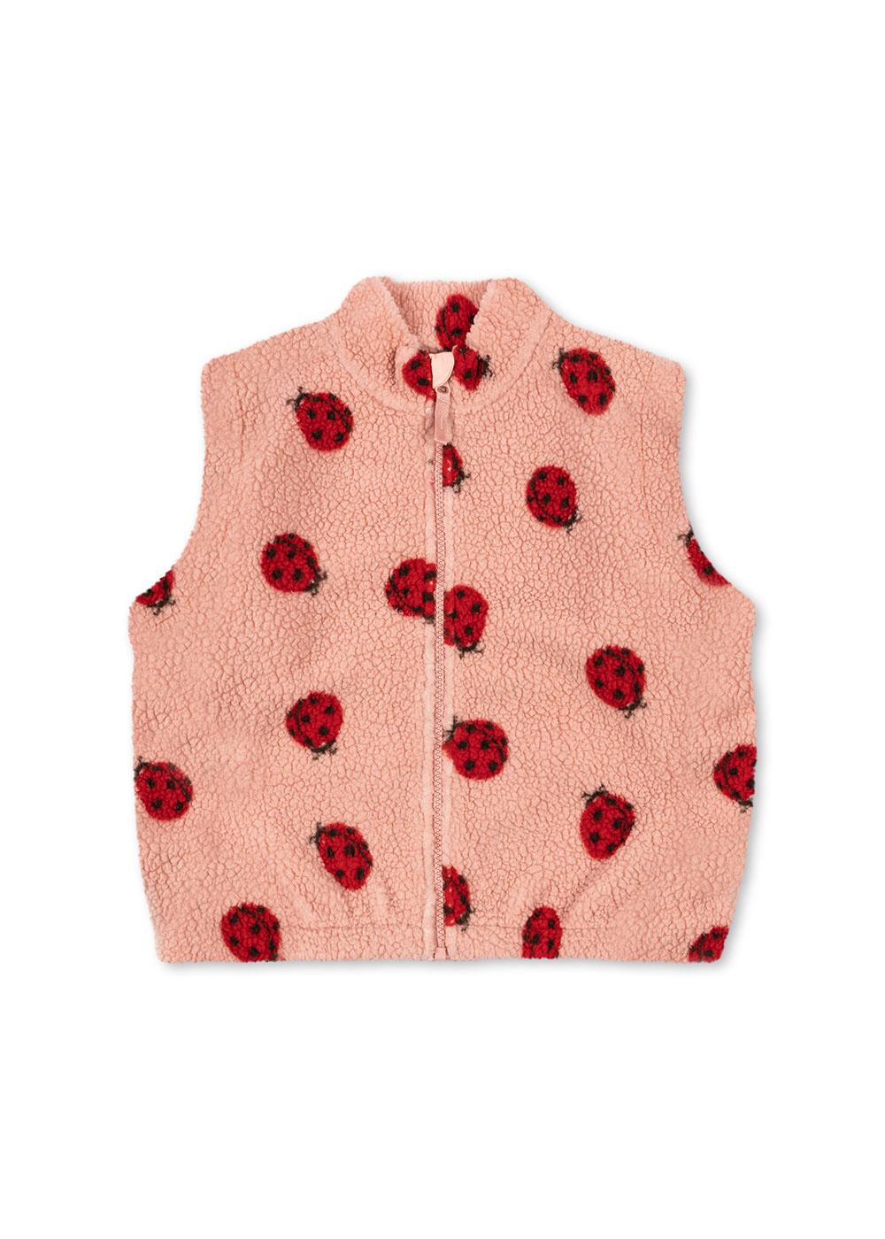 Konges Sløjd Jody Teddyweste - ladybug