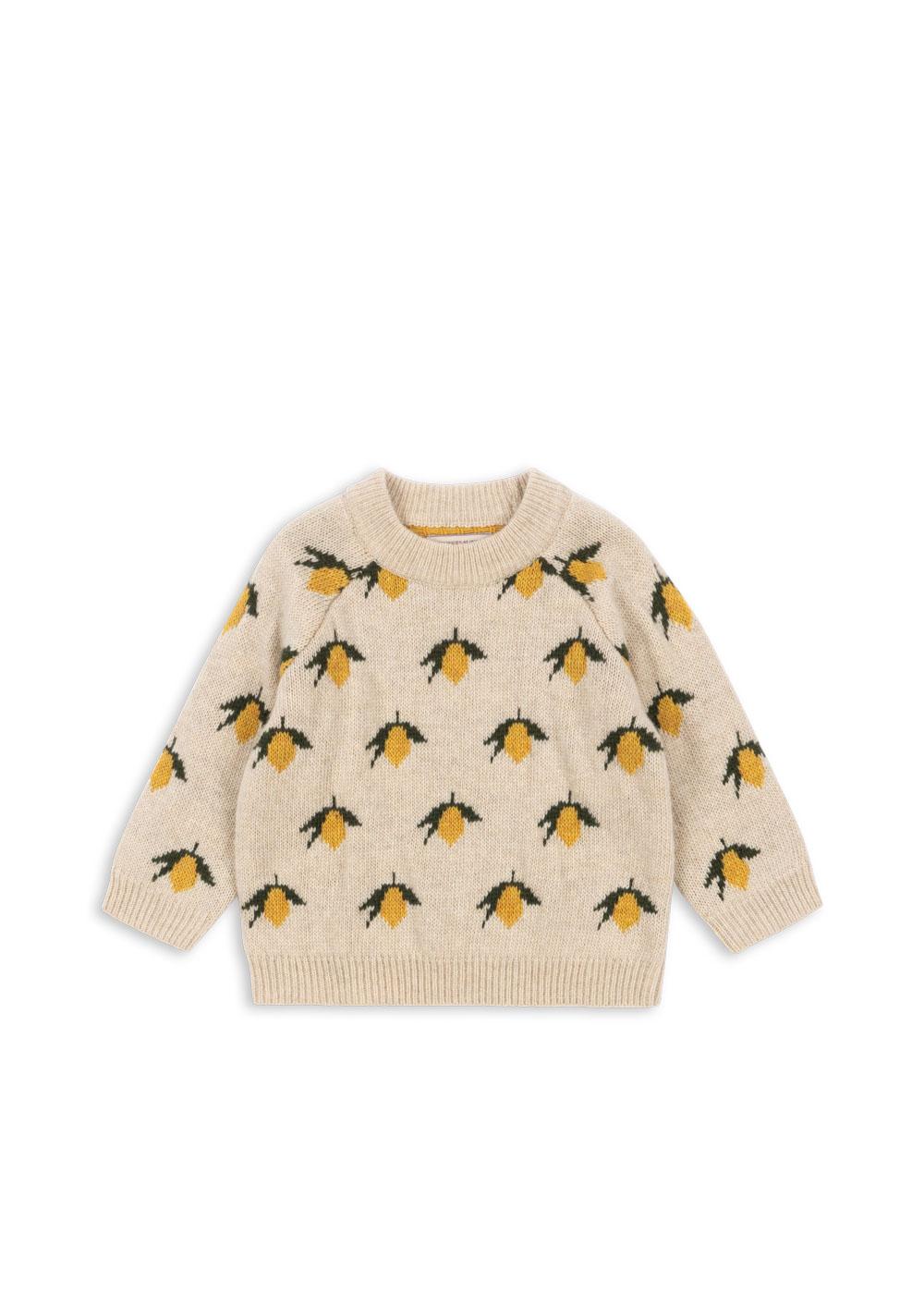 Konges Sløjd Belou Zitronen Strickpullover