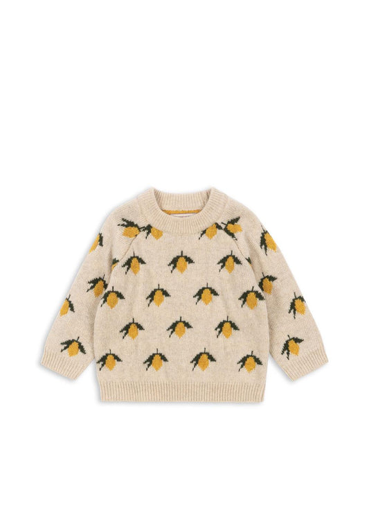 Konges Sløjd Belou Zitronen Strickpullover