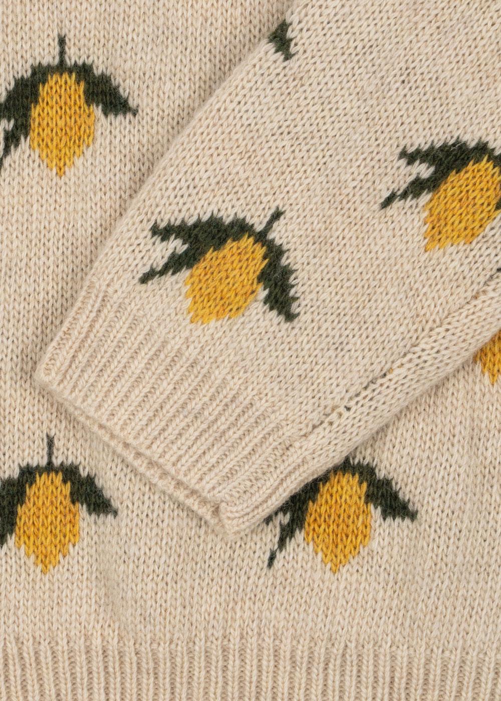 Konges Sløjd Belou Zitronen Strickpullover