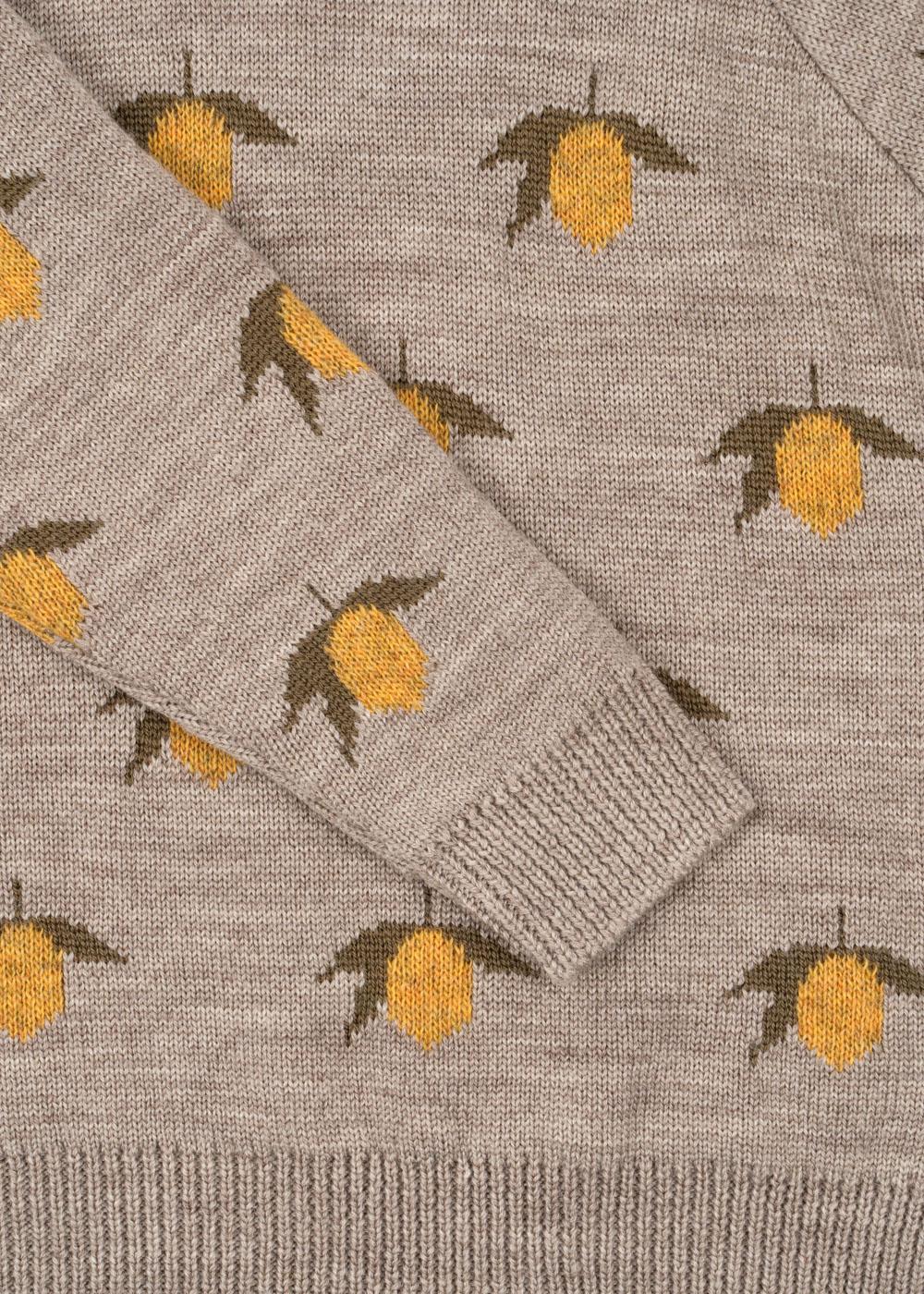 Konges Sløjd Belou Zitronen Strickpullover