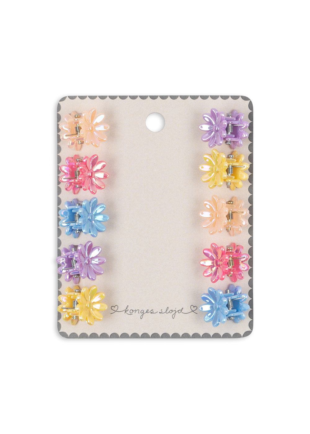Konges Sløjd 10er Pack Mini Blumen Haarclips