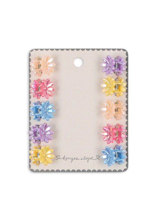Konges Sløjd 10er Pack Mini Blumen Haarclips