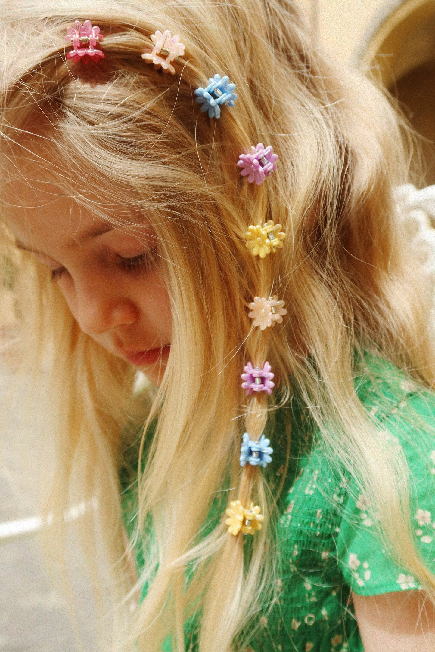 Konges Sløjd 10er Pack Mini Blumen Haarclips