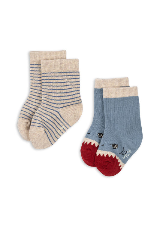 Konges Sløjd Doppelpack Hai Socken