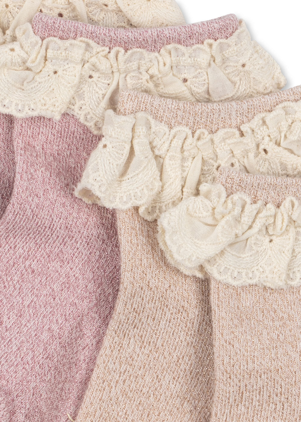 Konges Sløjd Glitzer Rüschen Socken