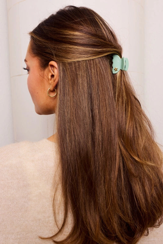 byEloise Krallenclip klein mintgrün Stern