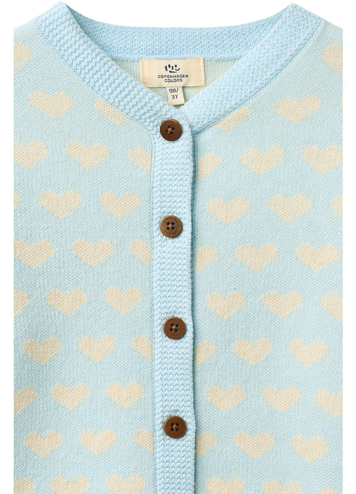 Copenhagen Colors Herz Strickjacke