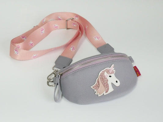 KisMe Sidebag Einhorn sorbet lila