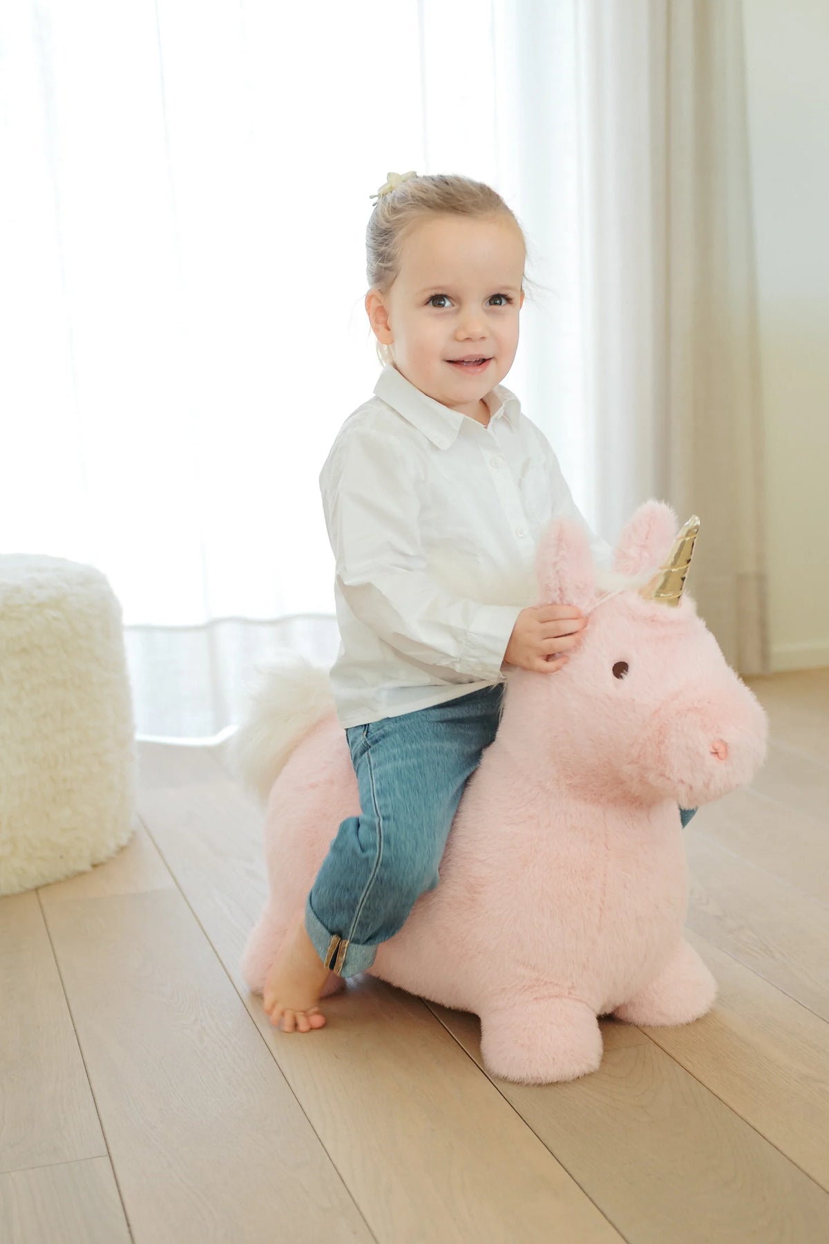 Wild & Soft Einhorn Rosa Hüpfspielzeug