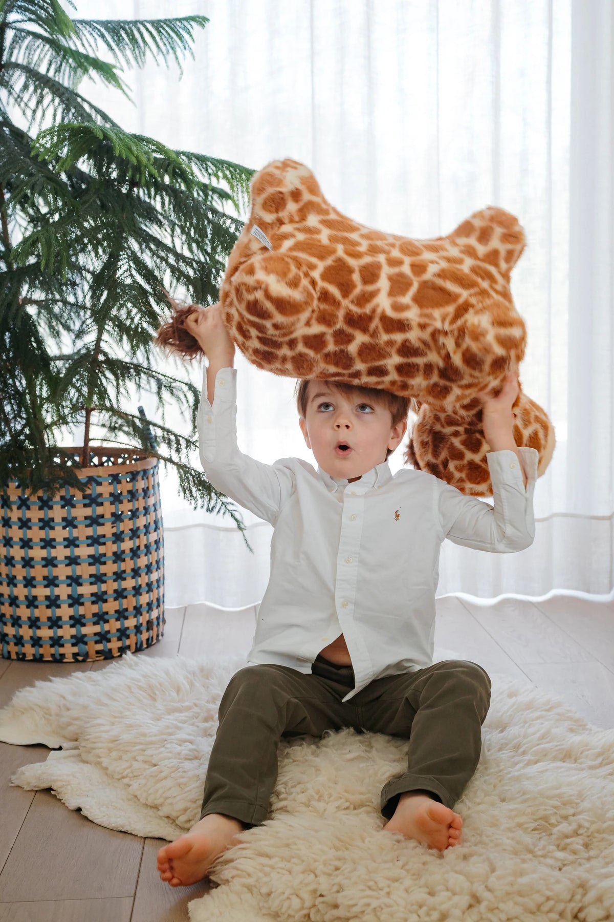 Wild & Soft Giraffe Hüpfspielzeug