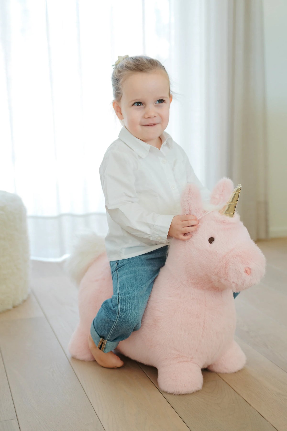 Wild & Soft Einhorn Rosa Hüpfspielzeug