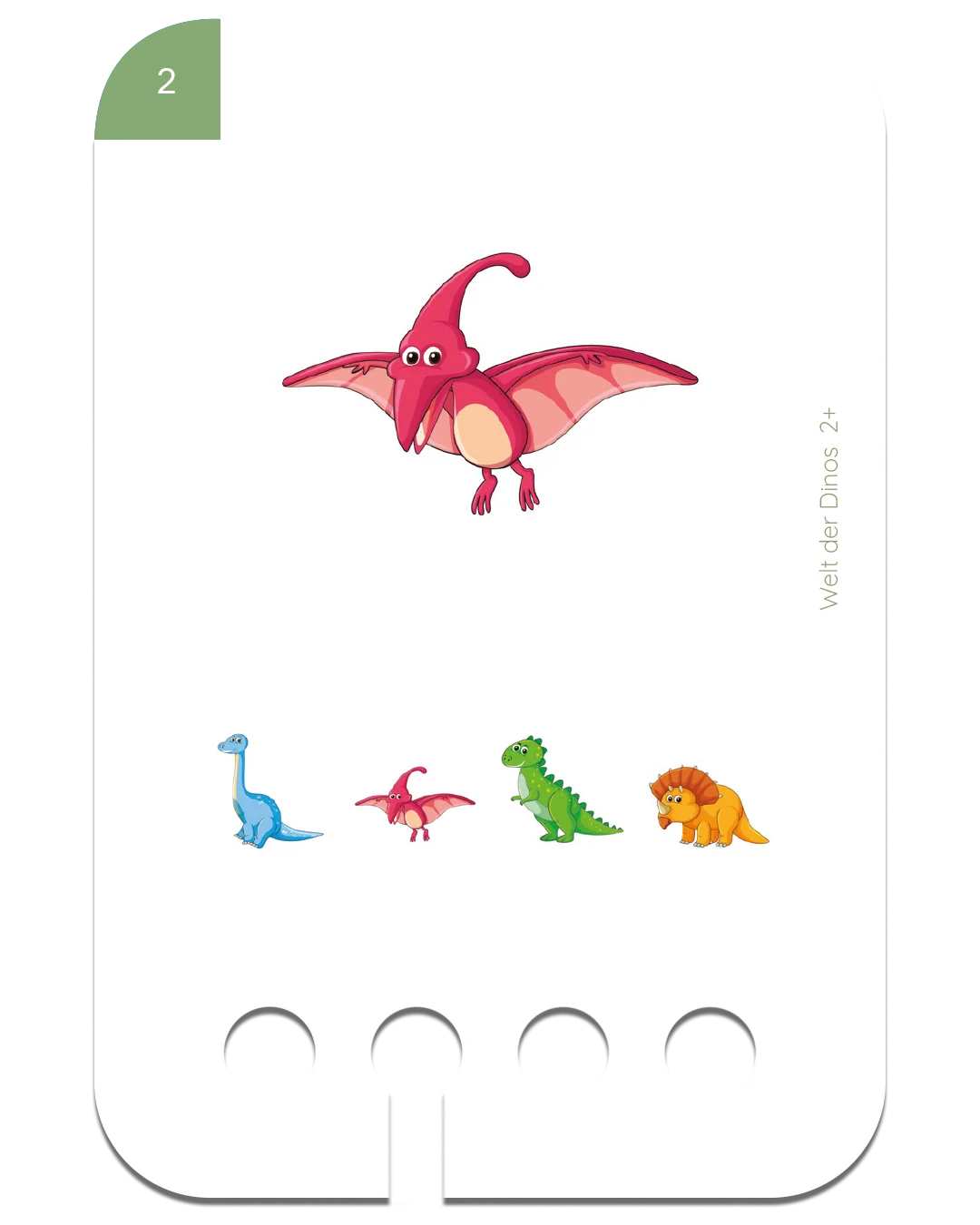 Neu: Erste Übungen - Welt der Dinos 2+