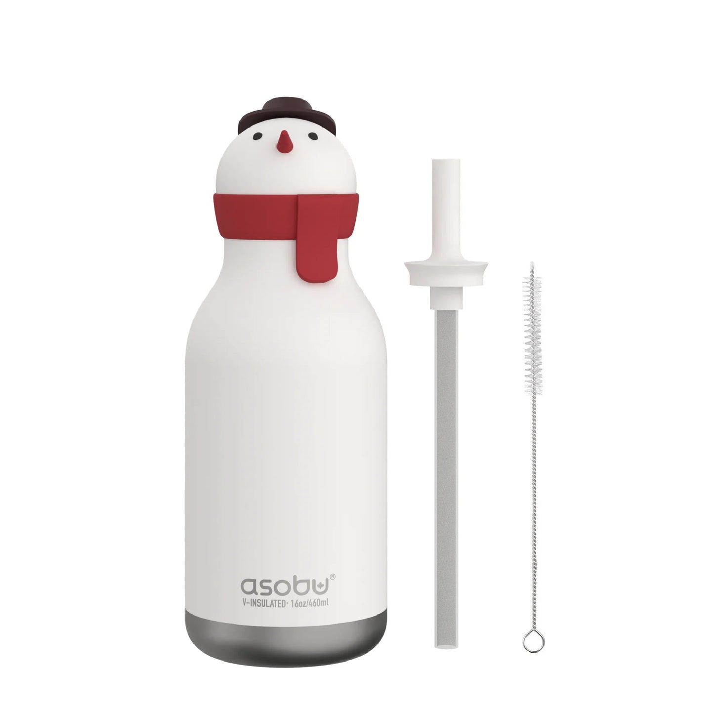 ASOBU® Bestie Trinkflasche 475ml Schneemann